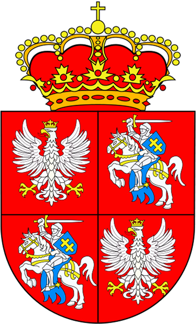 Godło Rzeczypospolitej Obojga Narodów od 1569 r. 