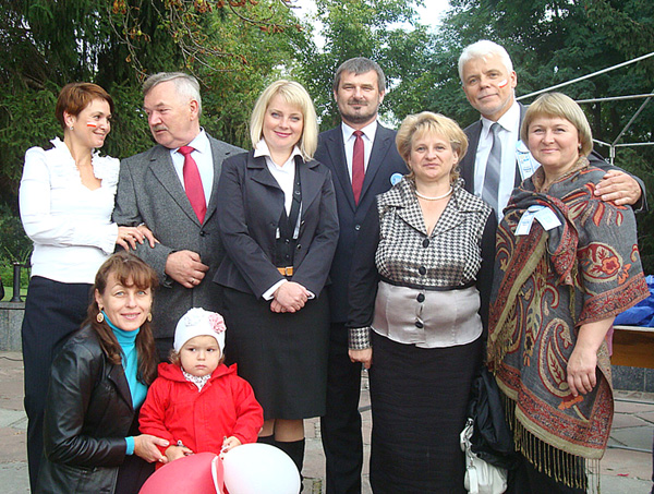 Goście w gronie polskich aktywistów z Żytomierza