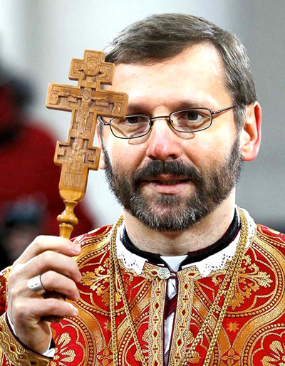 Zwierzchnik ukraińskiego Kościoła greckokatolickiego Swiatosław Szewczuk 
