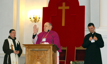 Biskup Jan Purwiński pobłogosławił uczestników XX Diecezjalnych Dni Młodzieży