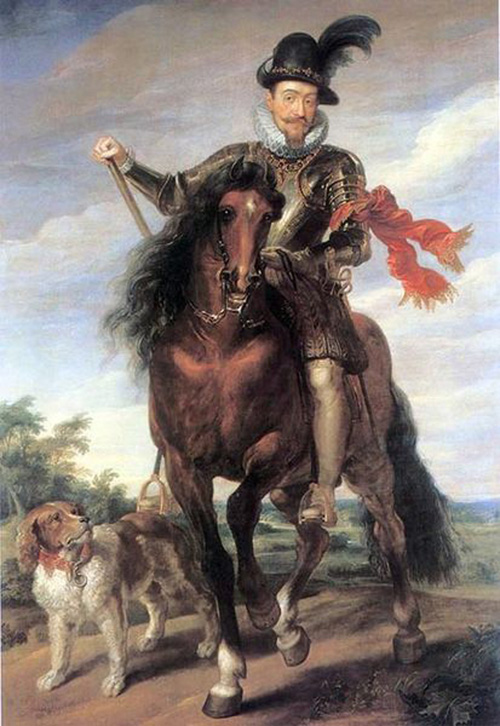 Król Zygmunt III Waza na koniu