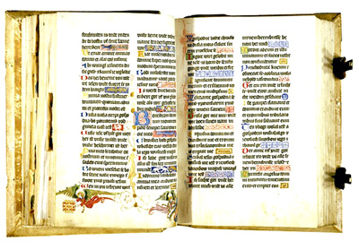Psałterz floriański - trójjęzyczne dzieło (łacina, polski, niemiecki) zapisane na 296 kartach pergaminowych