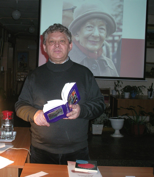 Aleksander Gadziński z uczuciem czytał wiersze polskich i ukraińskich poetek 