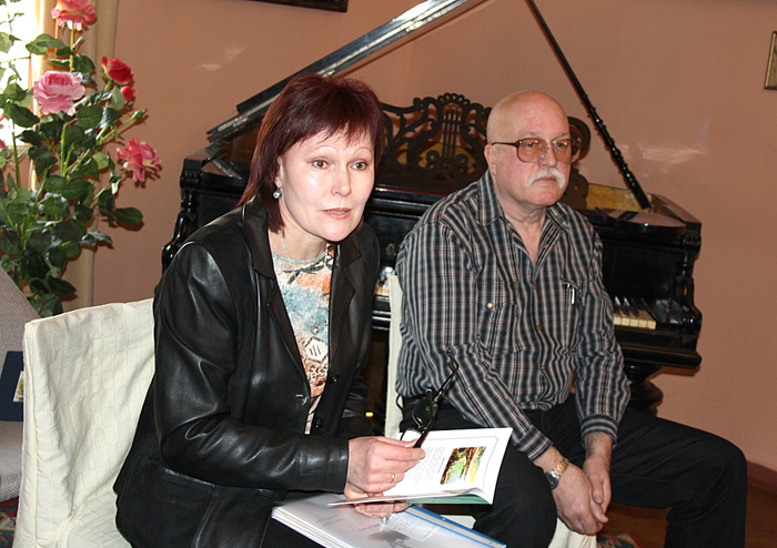 Autorka przekładu „Sonetów Krymskich” Ludmiła Stepanenko z mężem Aleksandrem