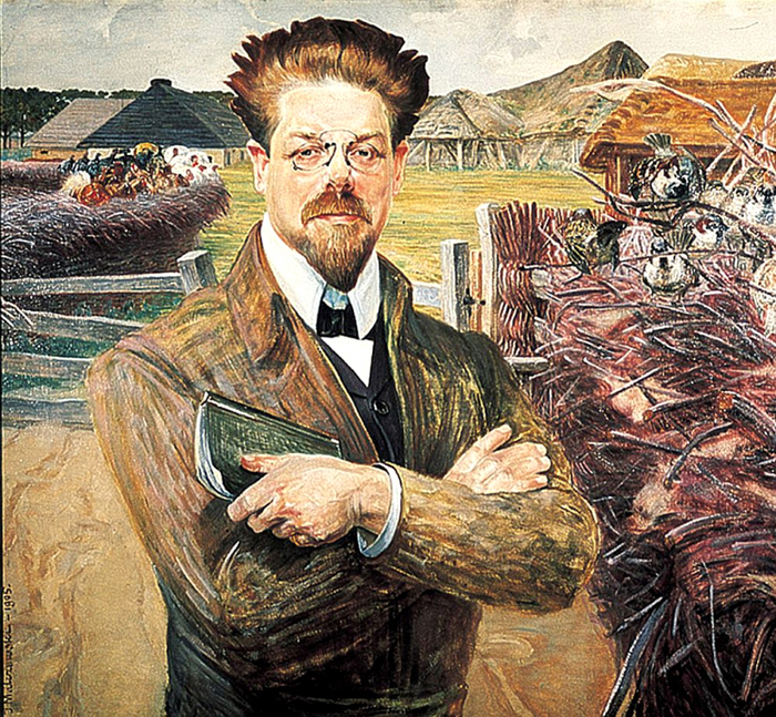 Portret Władysława Reymonta autorstwa Jacka Malczewskiego