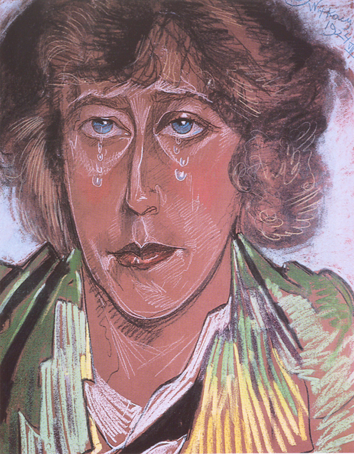 Portret Marii Pawlikowskiej-Jasnorzewskiej autorstwa Witkacego