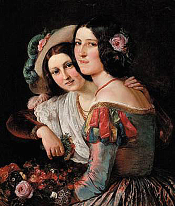 Elisabeth Jerichau Baumann. Dziewczyny z karnawału.