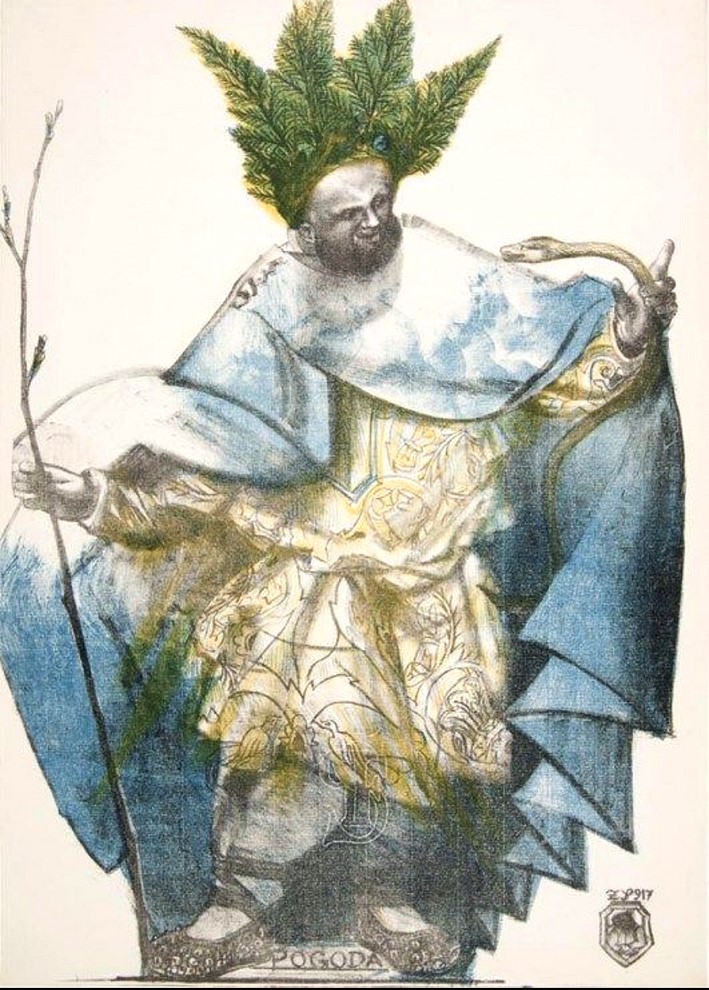 “Pogoda” z cyklu "Bożki słowiańskie", 1917