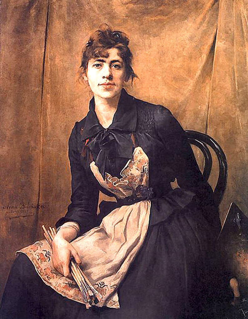 Anna Bilińska-Bohdanowicz, «Autoportret», 1887, olej na płótnie, fot. Muzeum Narodowe, Kraków