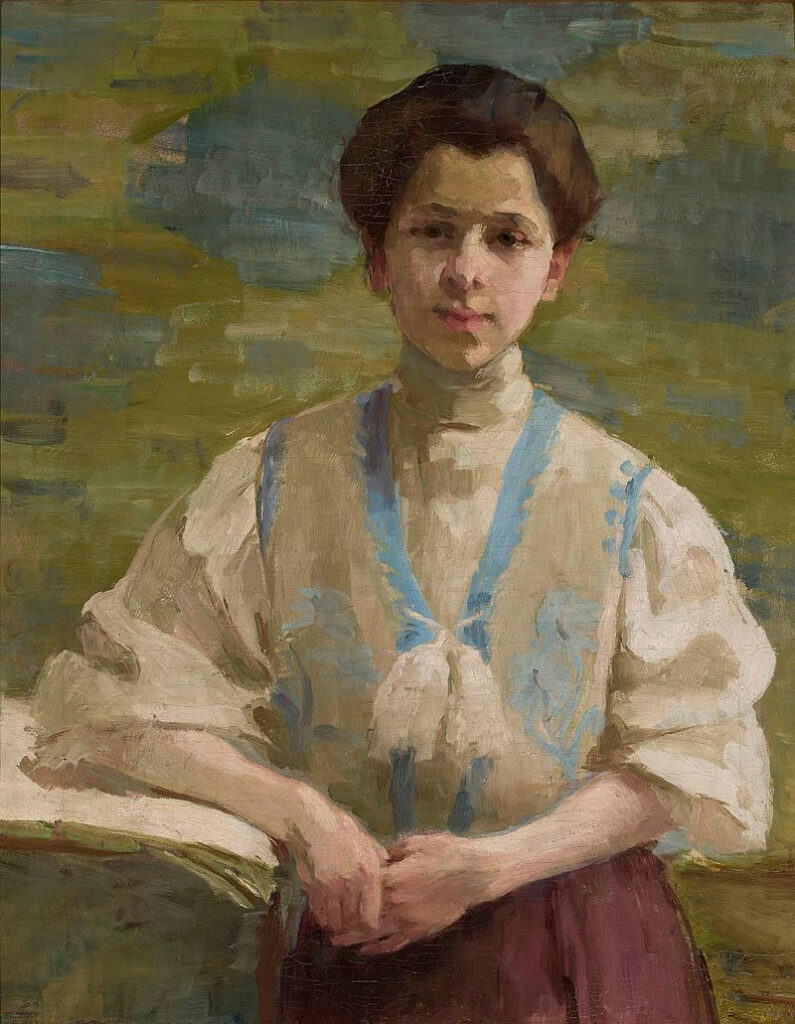 Olga Boznańska. Autoportret, 1893