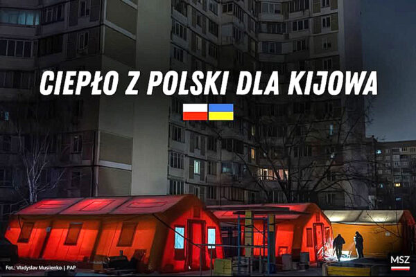 Polska solidarna z Ukrainą!