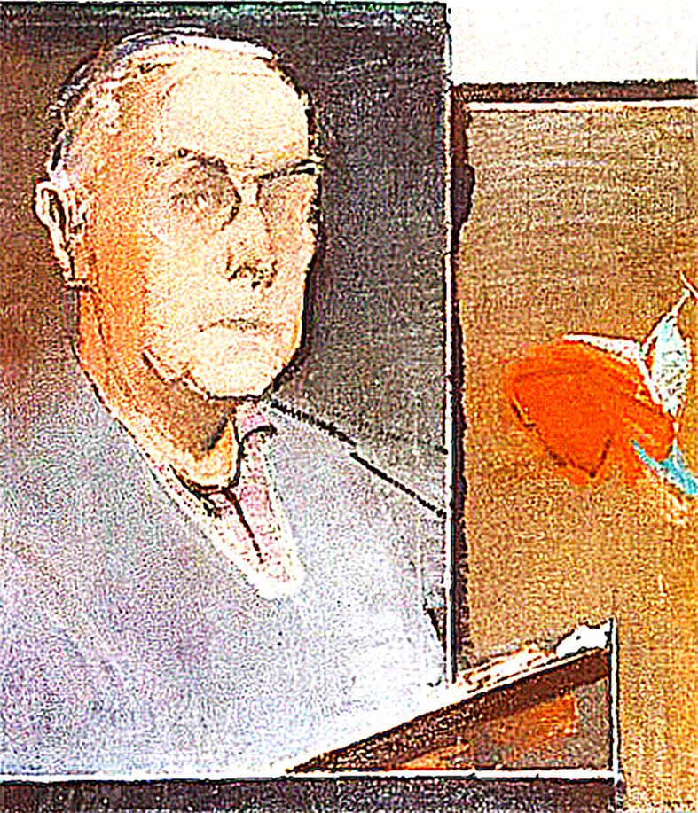 Henryk Jan Józewski. Autoportret. Malarstwo. Ze zbiorów Muzeum Narodowego w Warszawie