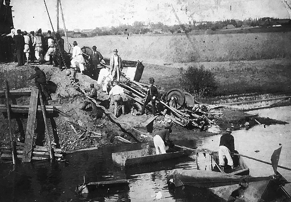 Kołomyja (województwo stanisławowskie) Katastrofa kolejowa w roku 1897 (fot. FB Kołomyja)