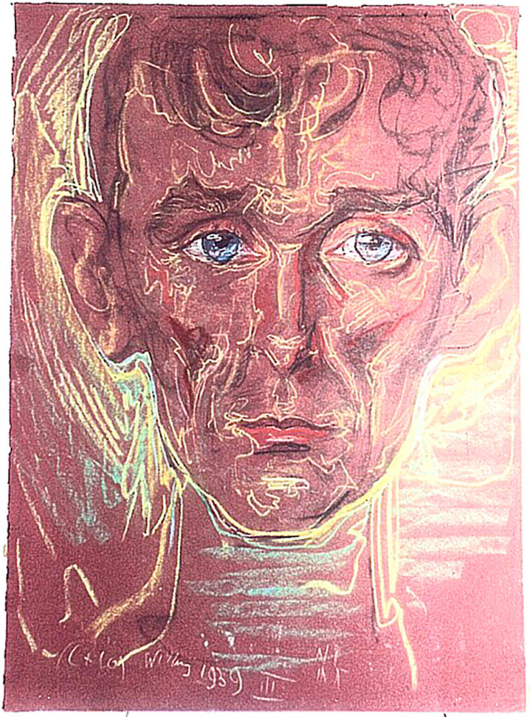 Portret Sergiusza Piaseckiego autorstwa Stanisława Ignacego Witkiewicza